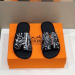 HERMES IZMIR SANDAL BLACK H220532