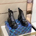 LOUIS VUITTON RANGER ANKLE BOOT BLACK 1A9FDN
