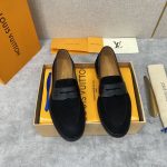 LOUIS VUITTON FLEX LOAFER BLACK/GREY 1A9HPP