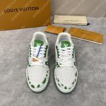 LOUIS VUITTON INFINITY DOT SNEAKERS GREEN AND WHITE 1AB9H7
