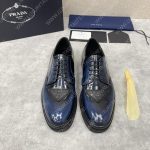 PRADA LACE-UP SHOES BLUE 2EB198