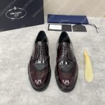 PRADA LACE-UP SHOES BURGUNDY 2EB198