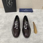 PRADA LOAFERS BURGUNDY 2DB180