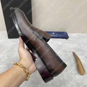 PRADA SAFFIANO LOAFERS BROWN 2DC213 - Image 7