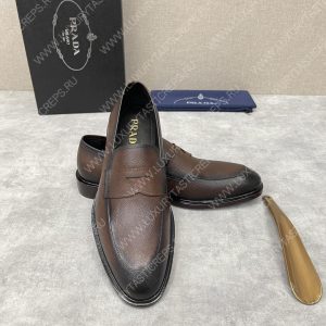 PRADA SAFFIANO LOAFERS BROWN 2DC213 - Image 8