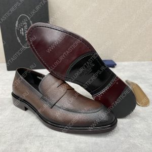 PRADA SAFFIANO LOAFERS BROWN 2DC213 - Image 9