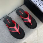 PRADA RUBBER SLIPPER RED 1BX219
