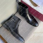 SALVATORE FERRAGAMO CHELSEA BOOT BLACK 021085