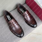 SALVATORE  FERRAGAMO PENNY LOAFER INTENSE COCOA 021620 762473