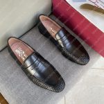 SALVATORE FERRAGAMO PENNY LOAFER BLACK 021664