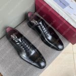 SALVATORE FERRAGAMO OXFORD DARK BROWN 021095