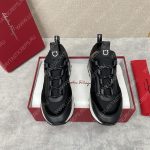 SALVATORE FERRAGAMO UNISEX SNEAKERS BLACK 1876982