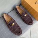 TOD'S CASUAL LEATHER SHOES BURGUNDY 3411TOD