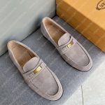 TOD'S CASUAL LEATHER SHOES BEIGE 3413TOD