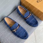 TOD'S T TIMELESS LOAFERS BLUE 3415TOD