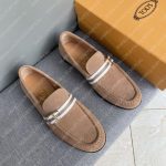 TOD'S T TIMELESS LOAFERS IN LEATHER BROWN 3416TOD