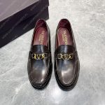 VALENTINO V LOGO LOAFERS BROWN 3Y2S0G0