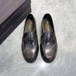 VALENTINO V LOGO LOAFERS BROWN 3Y2S0G0