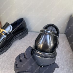 VALENTINO VLOGO CHAIN LOAFER BLACK 3Y2S0G - Image 7