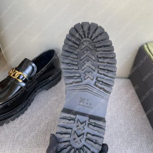 VALENTINO VLOGO CHAIN LOAFER BLACK 3Y2S0G - Image 8