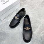 VERSSACE LA MEDUSA LOAFERS BLACK 1003794