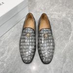 VERSACE LA MEDUSA SLIPPERS GREY 1003794