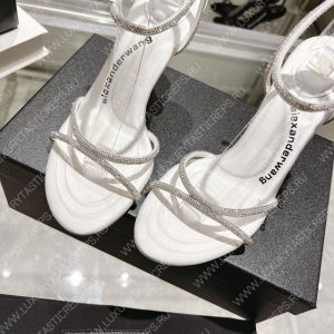 ALEXANDER WANG DAHLIA 105 SANDAL WHITE 30422S006006 - Image 7