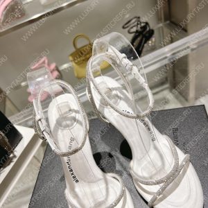 ALEXANDER WANG DAHLIA 105 SANDAL WHITE 30422S006006 - Image 8