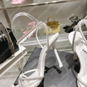 ALEXANDER WANG DAHLIA 105 SANDAL WHITE 30422S006006 - Image 9