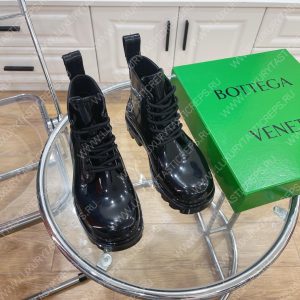 BOTTEGA VENETA LUG LACE-UP ANKLE BOOT BLACK 730224VBS - Image 5