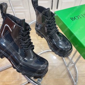 BOTTEGA VENETA LUG LACE-UP ANKLE BOOT BLACK 730224VBS - Image 6