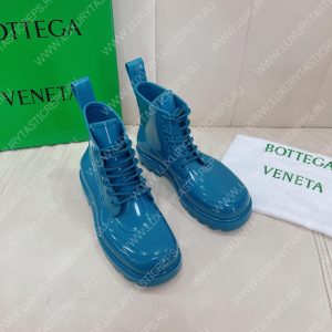BOTTEGA VENETA LUG LACE-UP ANKLE BOOT BLUE 730224VBS - Image 3