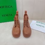 BOTTEGA VENETA LUG LACE-UP ANKLE BOOT BROWN 730224VBS