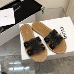 CELINE TRIOMPHE MULE BLACK 352413093C