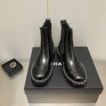 CHANEL BOOTS BLACK G39736