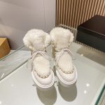 CHANEL BOOTS WHITE G39332