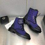 CHANEL ANKLE BOOTS PURPLE G36424