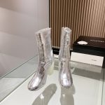 CHANEL BOOTS SILVER G40099