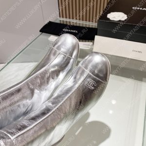 CHANEL BOOTS SILVER G40099 - Image 4