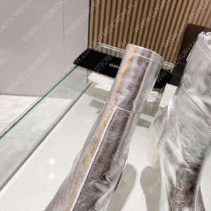 CHANEL BOOTS SILVER G40099 - Image 5