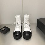 CHANEL ANKLE BOOTS WHITE G36424