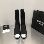 CHANEL BOOTS BLACK G39736