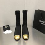 CHANEL BOOTS BLACK G39736