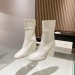 CHANEL BOOTS WHITE G40099
