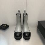 CHANEL ANKLE BOOTS GREY G39710