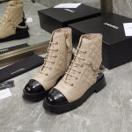 CHANEL ANKLE BOOTS BEIGE G39393