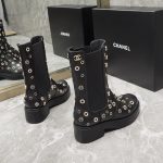 CHANEL ANKLE BOOTS BLACK G38861
