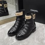 CHANEL ANKLE BOOTS BLACK G40099