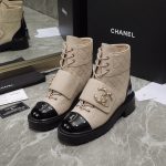 CHANEL ANKLE BOOTS BEIGE G38514
