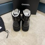 CHANEL ANKLE BOOTS BLACK G38514